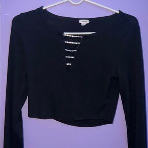 Garage Long Sleeve Crop top